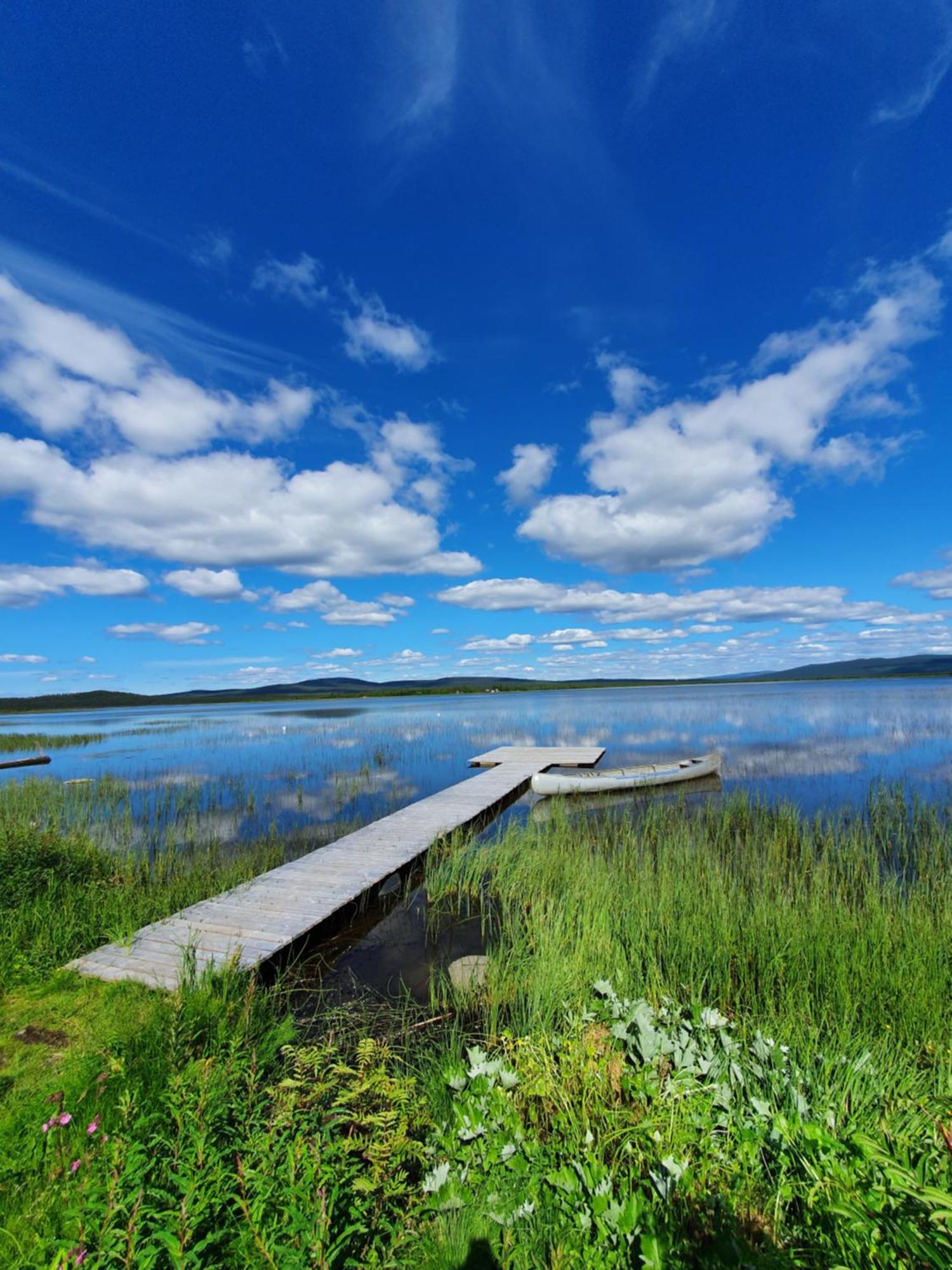 Camp Caroli Wooden Cabins Jukkasjärvi Kültér fotó