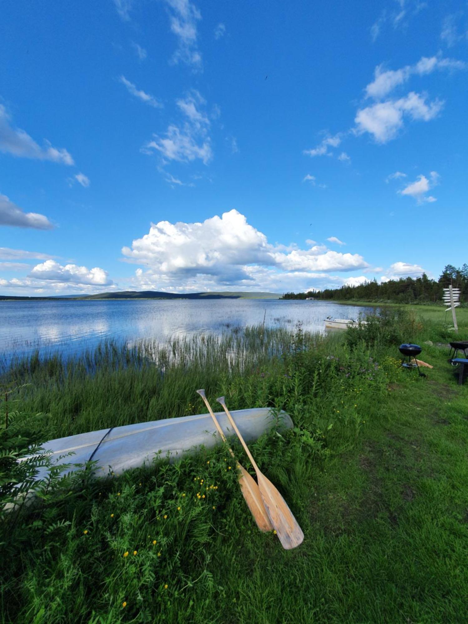 Camp Caroli Wooden Cabins Jukkasjärvi Kültér fotó