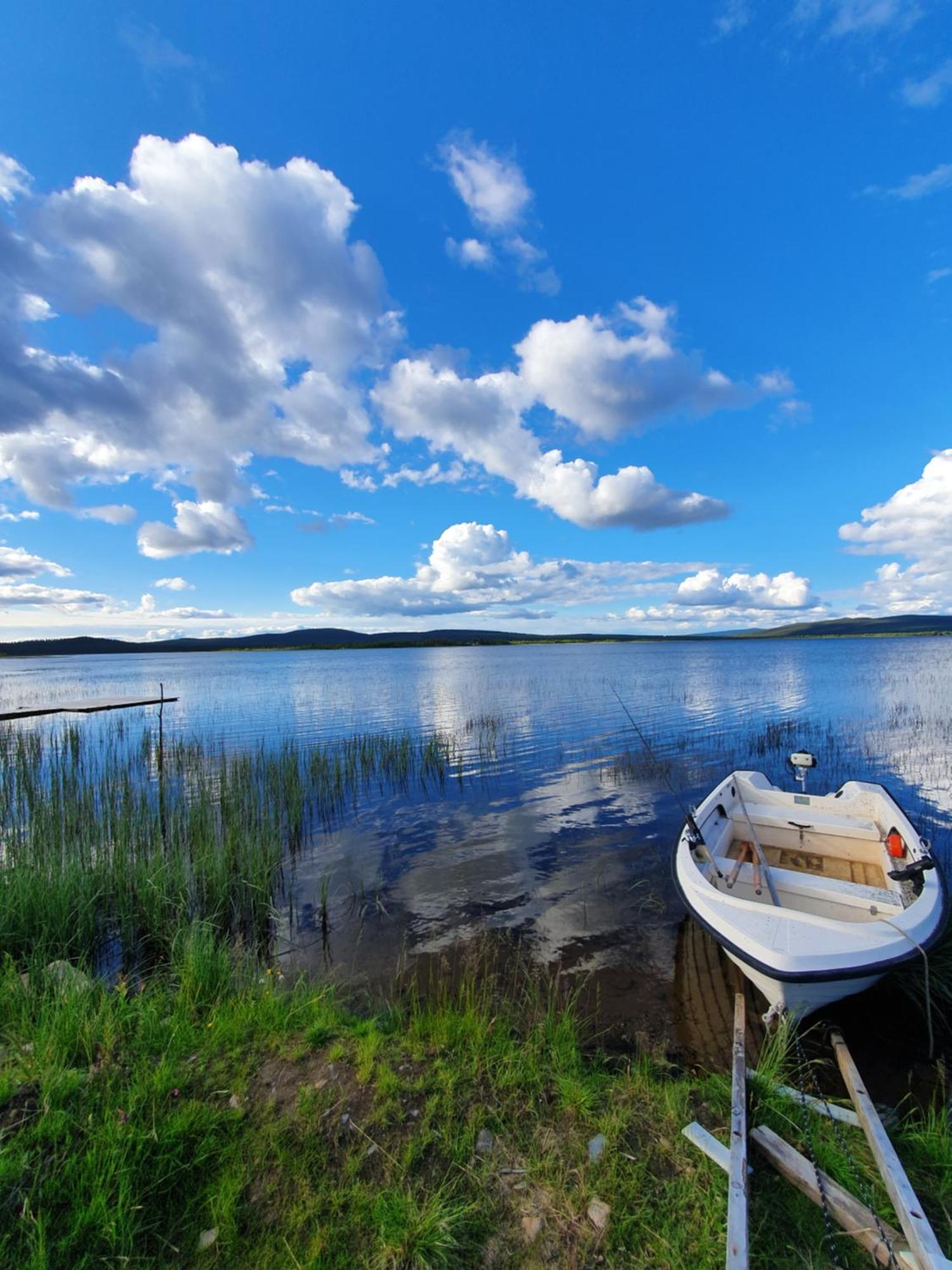 Camp Caroli Wooden Cabins Jukkasjärvi Kültér fotó