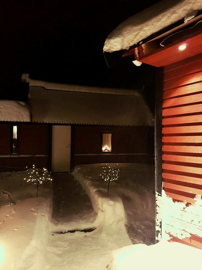 Camp Caroli Wooden Cabins Jukkasjärvi Kültér fotó